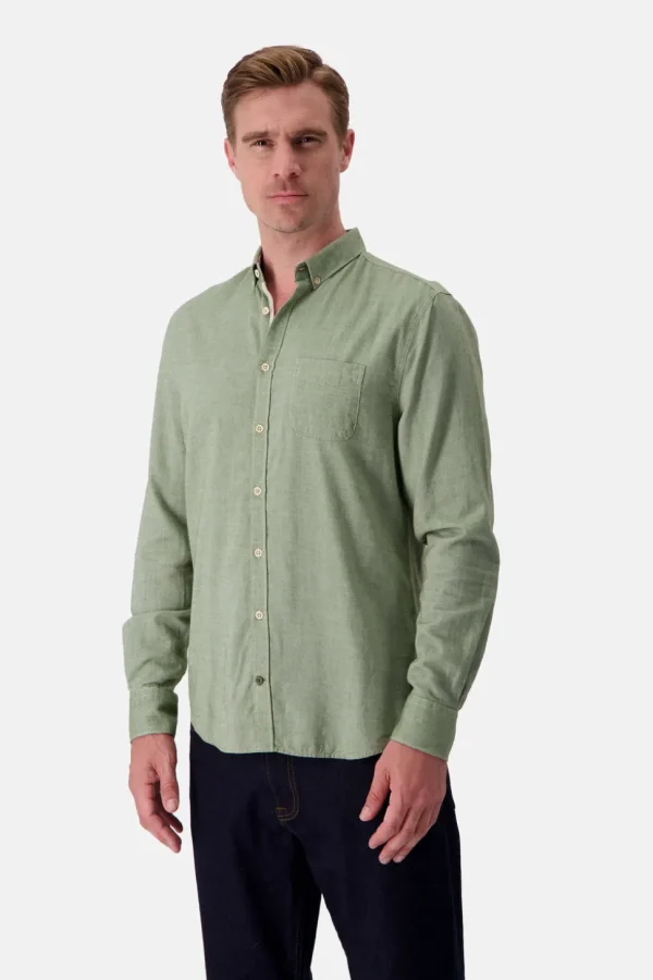 Hemd Twill Basic - Clover