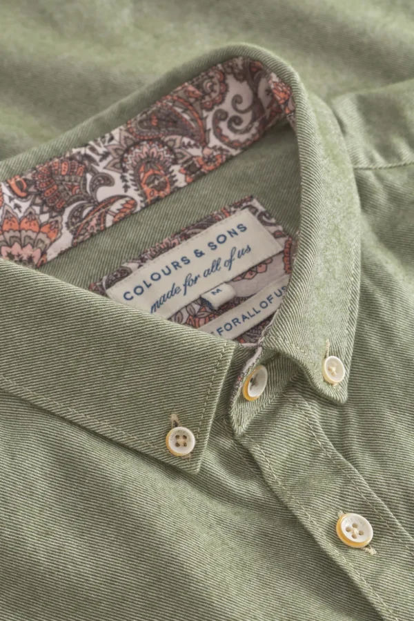 Hemd Twill Basic - Clover