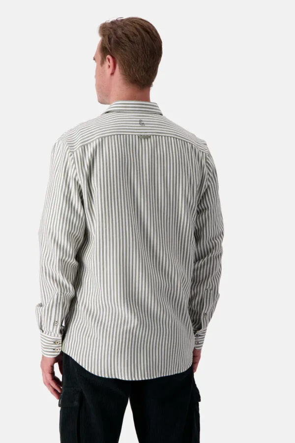 Hemd Twill Basic - Clover Stripes