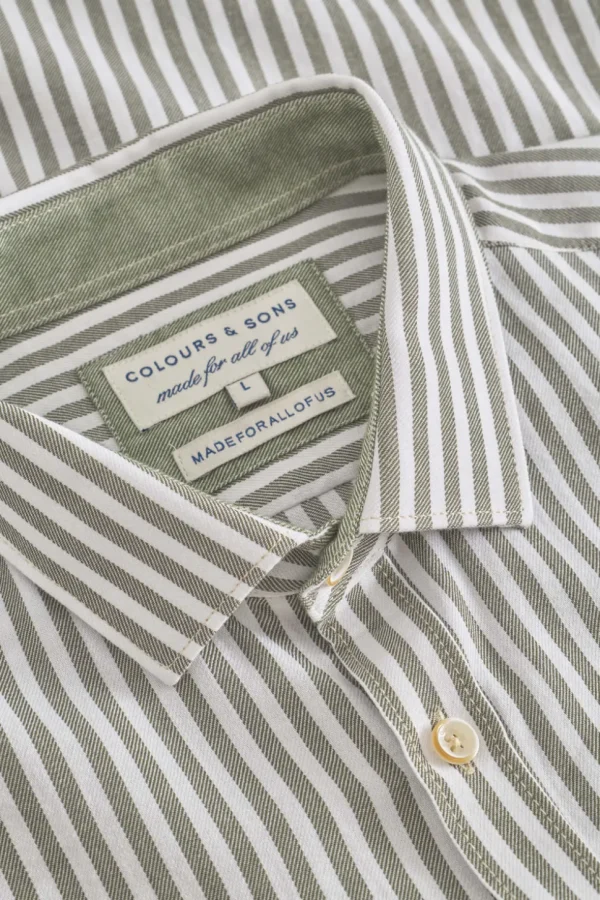Hemd Twill Basic - Clover Stripes
