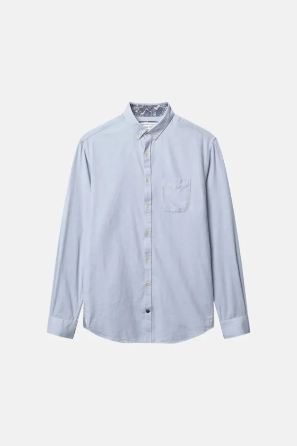 Hemd Twill Basic - Lake