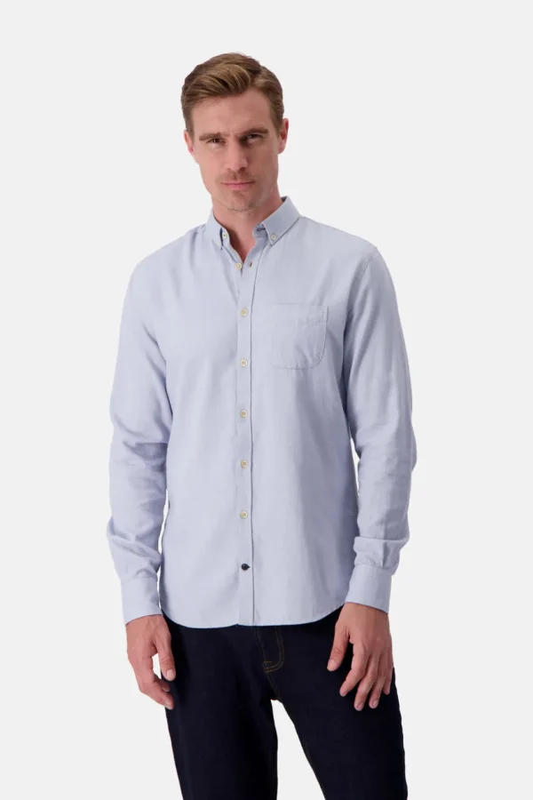 Hemd Twill Basic - Lake
