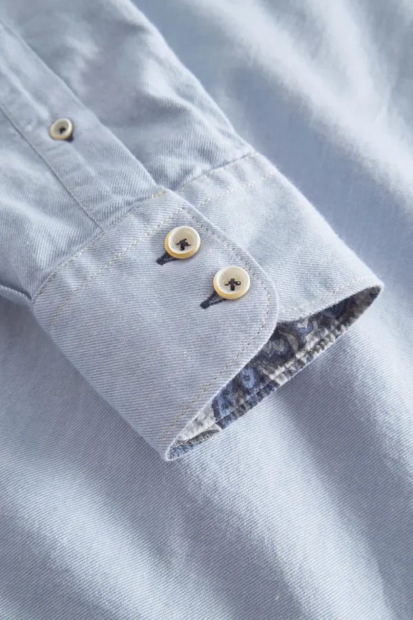 Hemd Twill Basic - Lake
