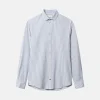Hemd Twill Basic - Lake Stripes