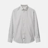 Hemd Twill Basic - Silver Stripes