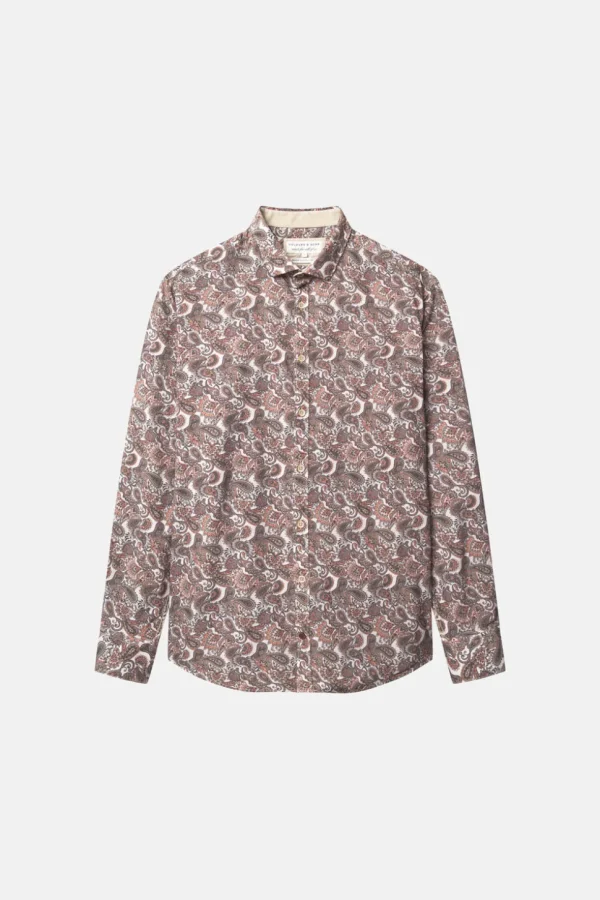 Hemd-gemustert - Mezcal Paisley