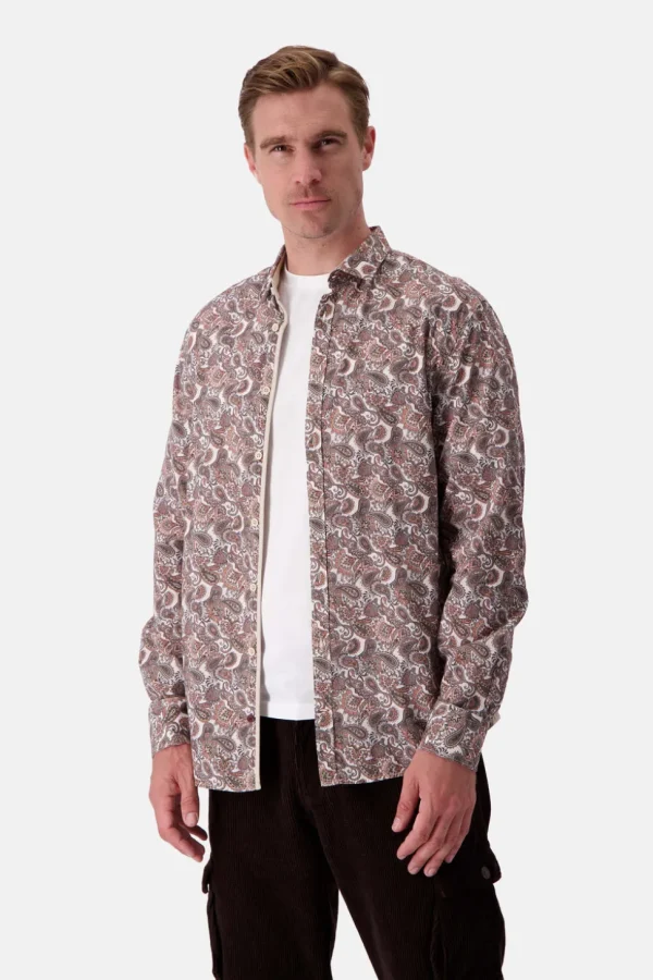 Hemd-gemustert - Mezcal Paisley