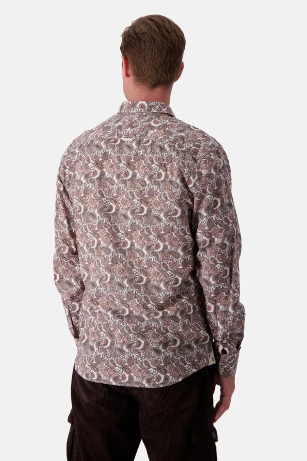 Hemd-gemustert - Mezcal Paisley