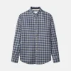 Hemd-gemustert - Navy Vichy