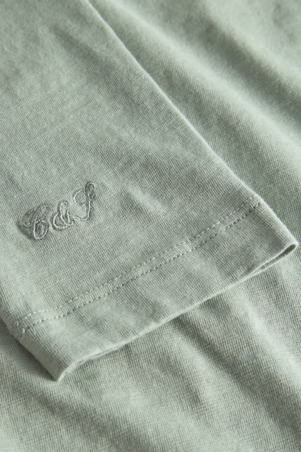 Henley - Slub - Lime