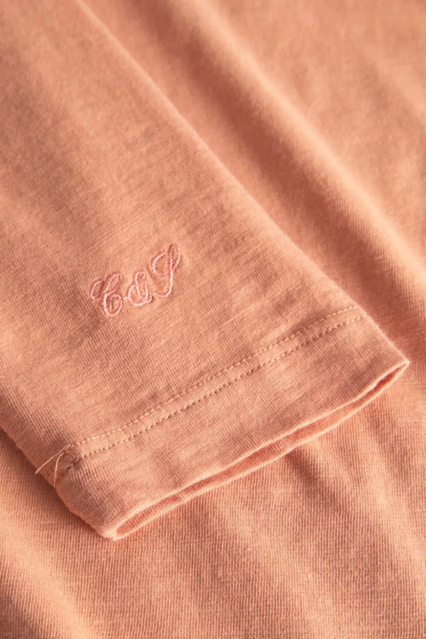 Henley - Slub - Peach