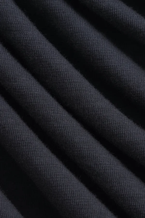 Henley Shirt Slub - Anthracite