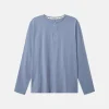 Henley Shirt Slub - Denim