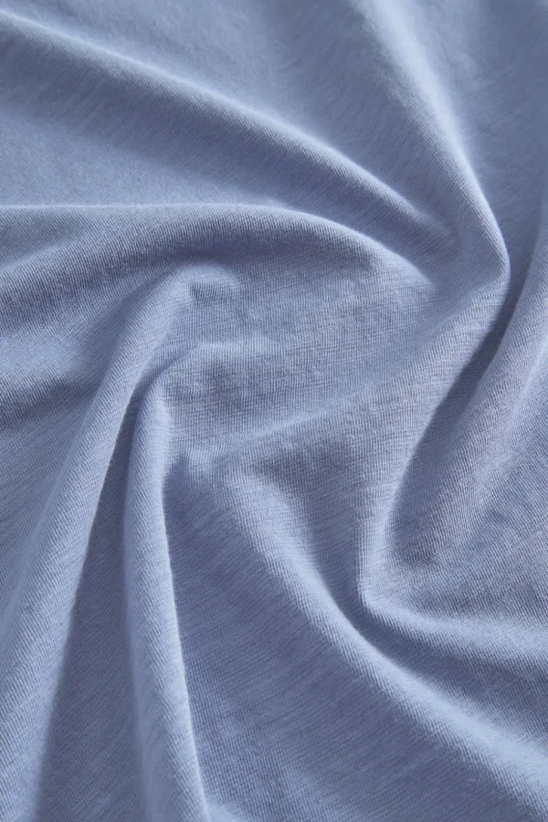 Henley Shirt Slub - Denim