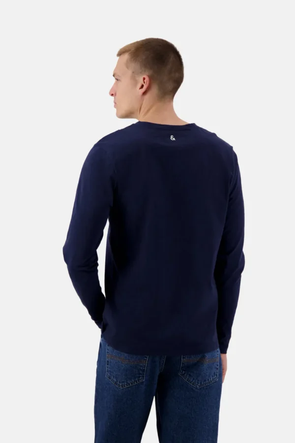 Henley Shirt Slub - Navy