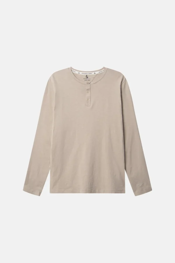 Henley Shirt Slub - Tent