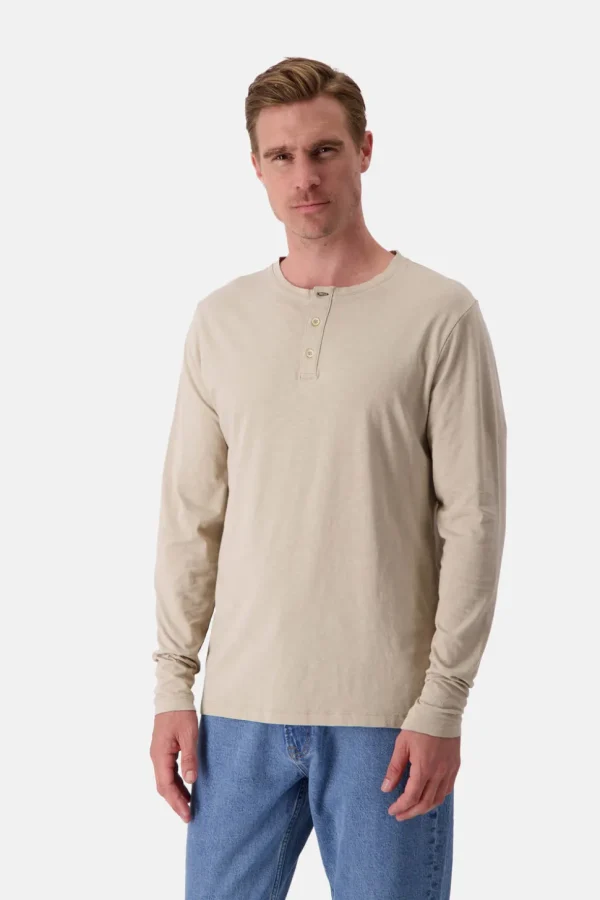 Henley Shirt Slub - Tent