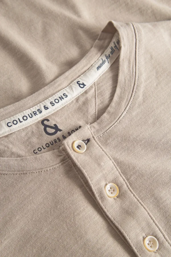 Henley Shirt Slub - Tent