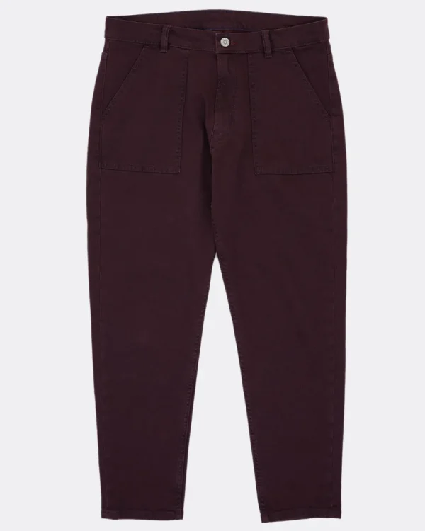 Jeans Coloured Denim - Port Wine