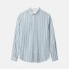 Linen Shirt striped - Kimono Stripes