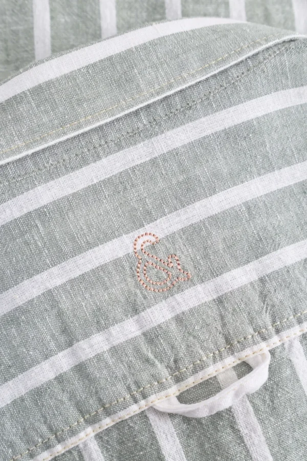Linen Shirt striped - Wasabi Stripes