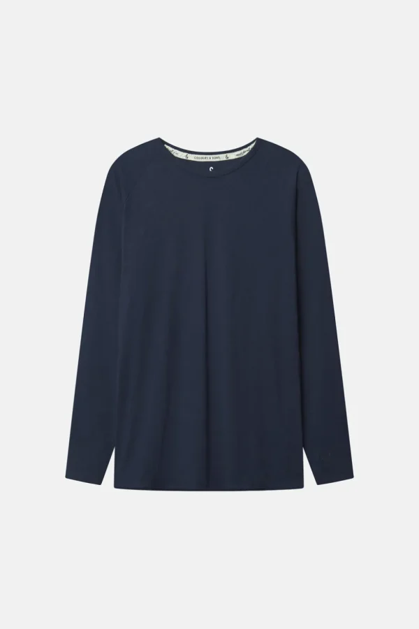 Longsleeve Slub - Navy