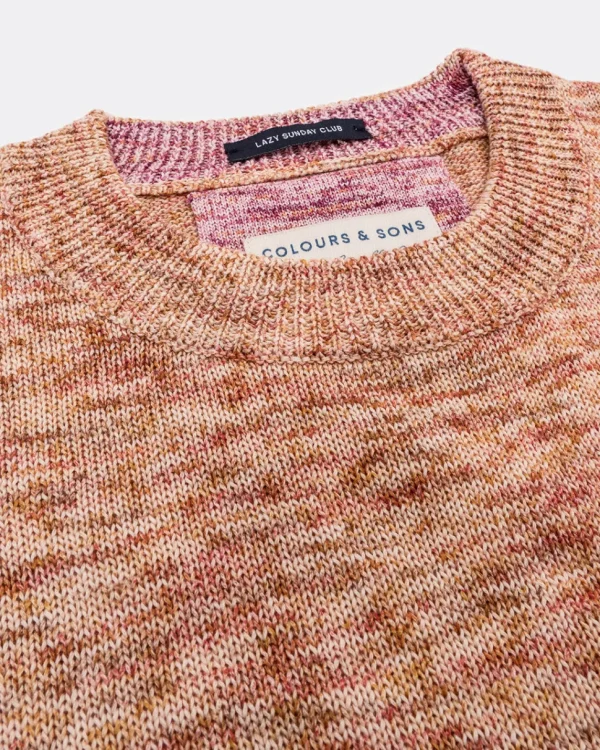 Mouliné Pullover - Sand Combo