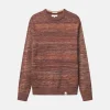 Mouline Pullover - Mahogany Mouliné