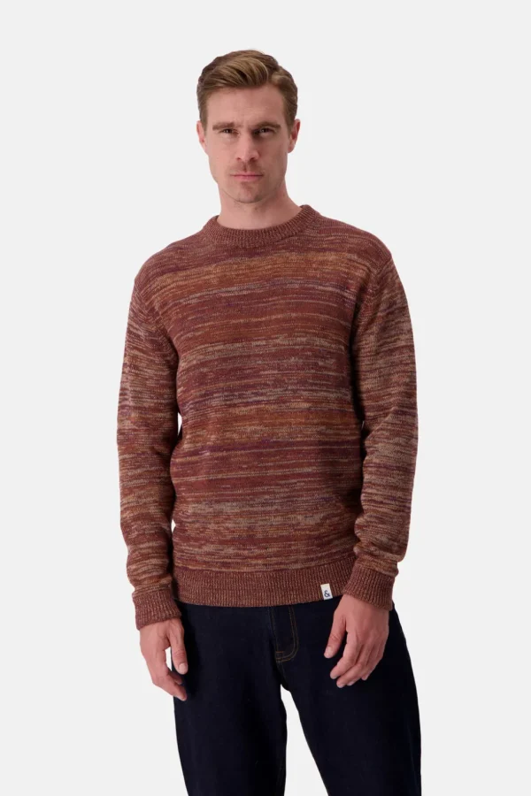 Mouline Pullover - Mahogany Mouliné