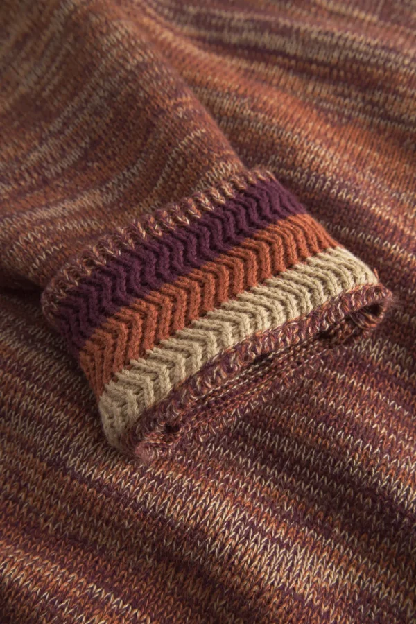 Mouline Pullover - Mahogany Mouliné