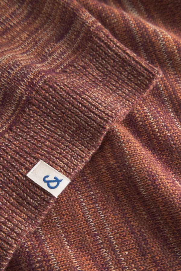 Mouline Pullover - Mahogany Mouliné