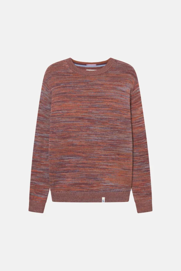Mouline Pullover - Merlot Mouliné