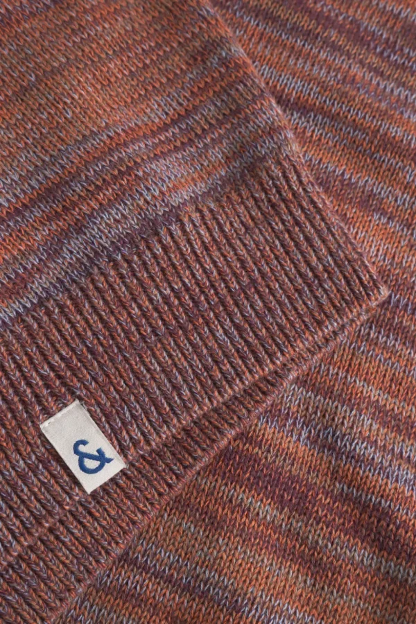 Mouline Pullover - Merlot Mouliné