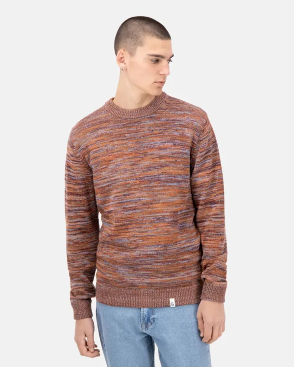 Mouline Pullover - Merlot Mouliné