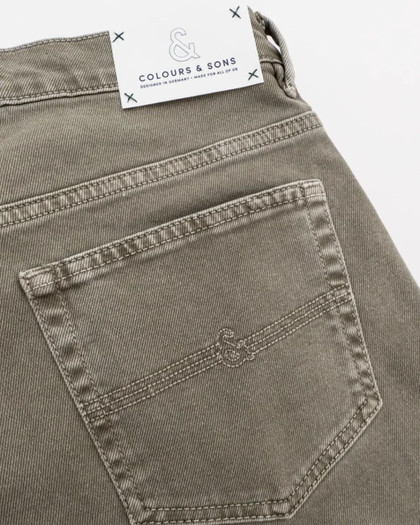 Natural Dye Denim - Olive