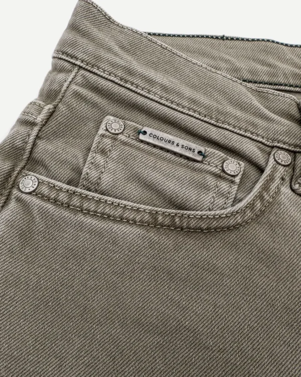 Natural Dye Denim - Olive