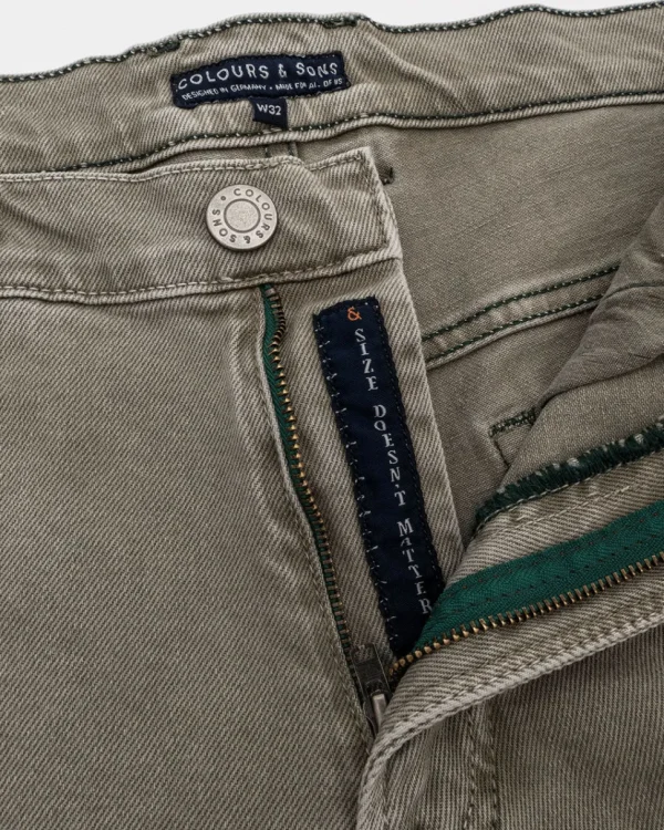 Natural Dye Denim - Olive