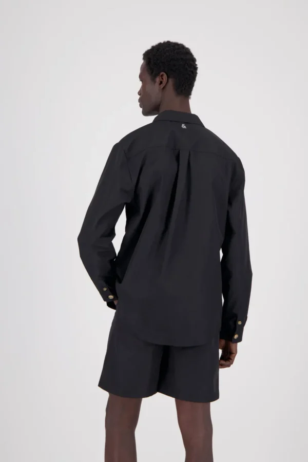 Overshirt-Pocket - Black