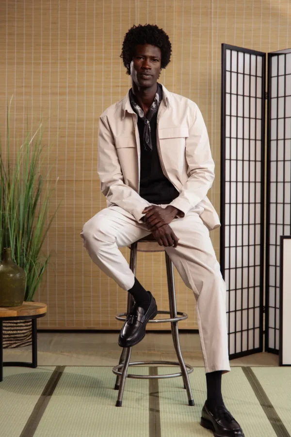 Overshirt-Pocket - Offwhite