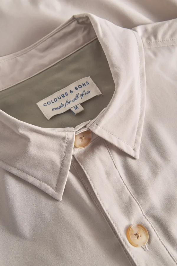 Overshirt-Pocket - Offwhite