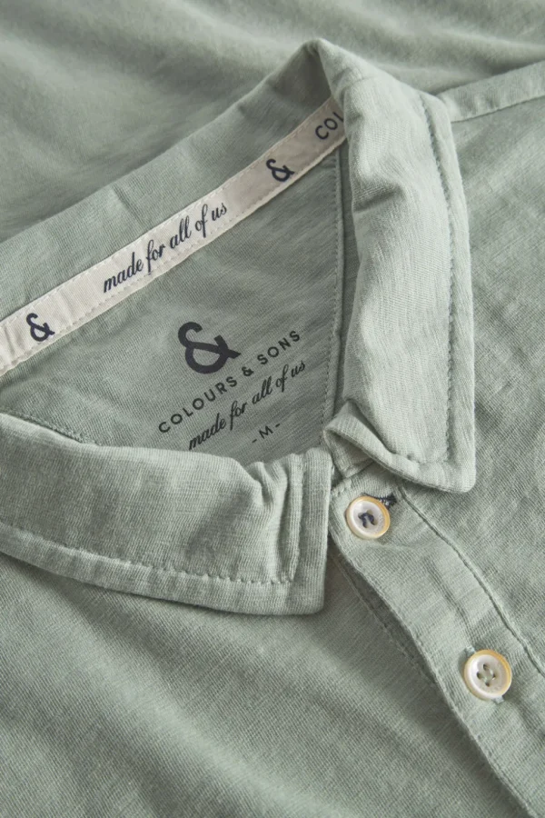 Polo - Slub - Lime