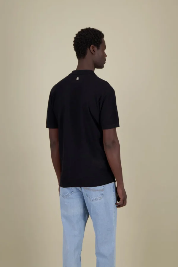 Polo Leinen Blend - Black