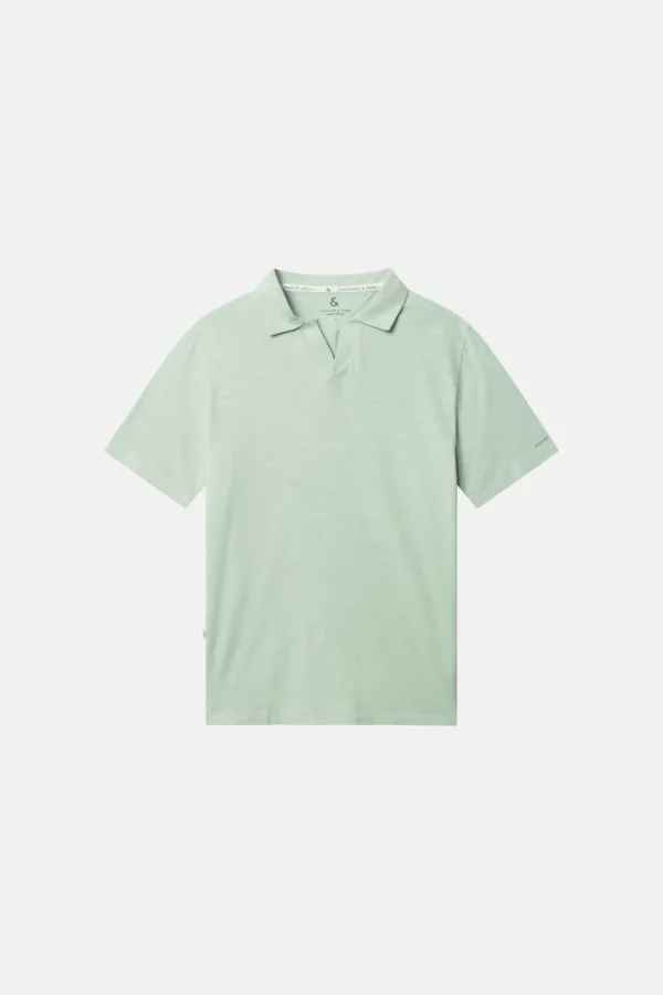 Polo Leinen Blend - Lime