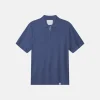 Polo Leinen Blend - Navy