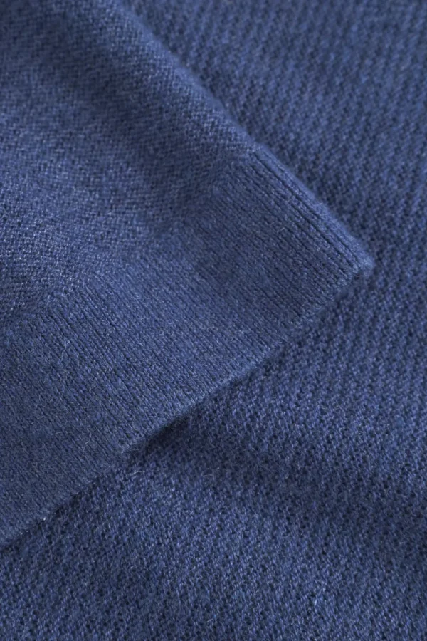 Polo Leinen Blend - Navy