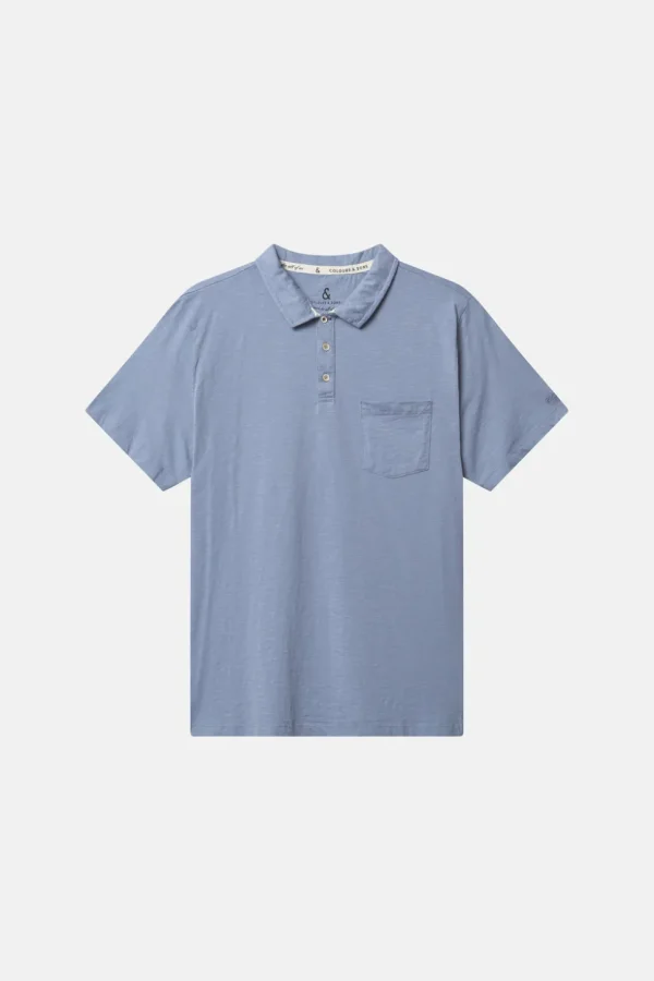 Poloshirt Slub - Denim