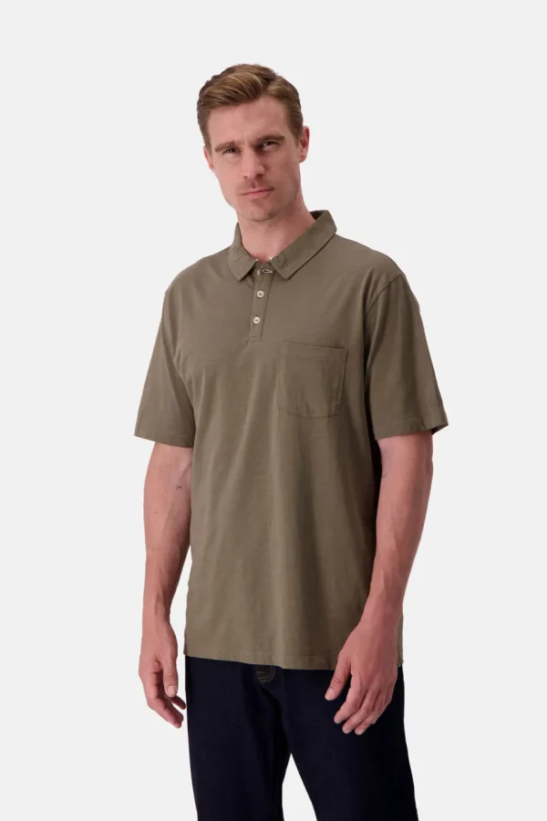 Poloshirt Slub - Olive
