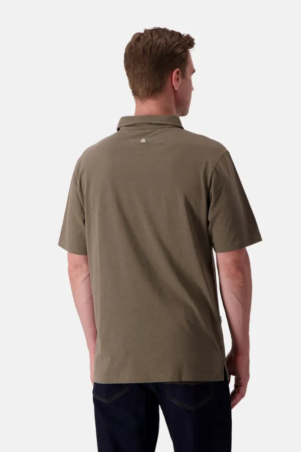 Poloshirt Slub - Olive