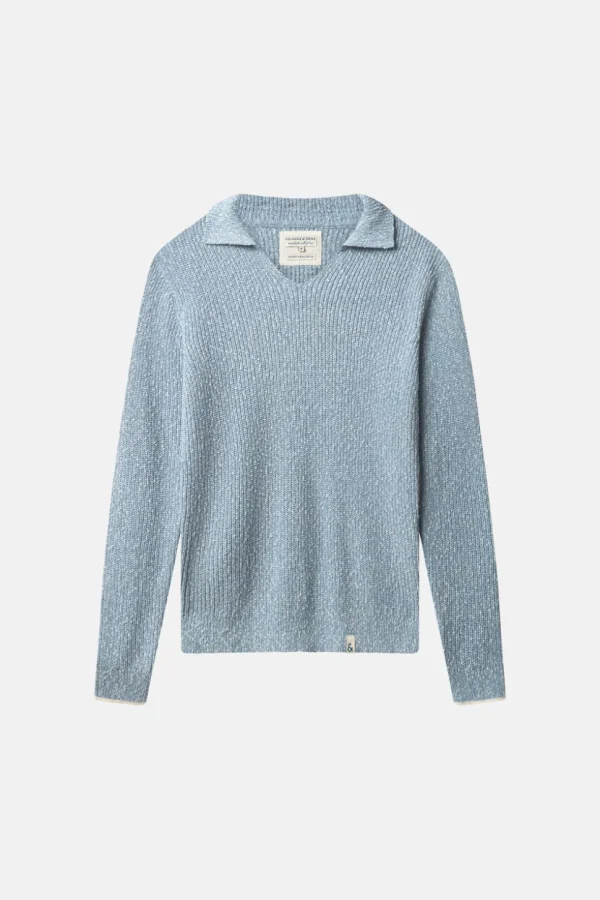 Pullover Johnny Collar - Dove