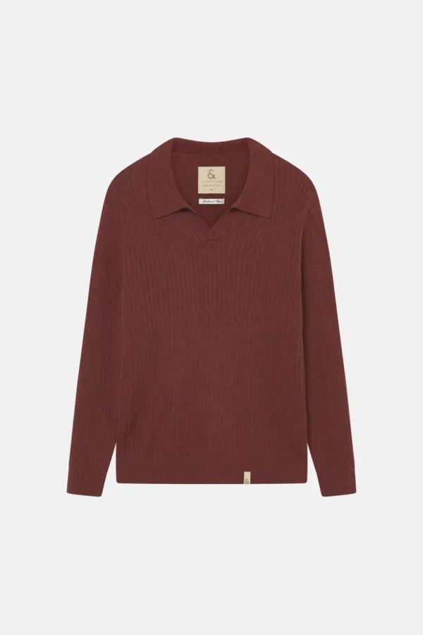 Pullover Johnny Kragen - Brandy